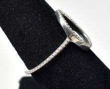CZ Gemstone Ring in Sterling Silver