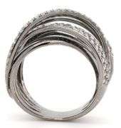 Effy 2.50ctw Round Diamond Multi Row Crossover Ring in 14K