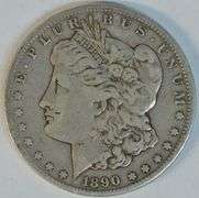Handsome 1890-CC Morgan Silver Dollar. Nice