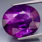 Top violet 12.77ct stormy untreated Bolivian Amethyst