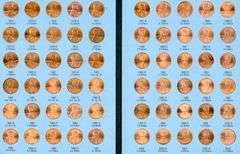 Set of 267 Lincoln Cents in Albums: 1909 VDB - 2013-D