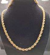 14K YELLOW GOLD ROPE CHAIN