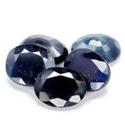 Heated Only! Heavy 7.12ct navy blue Sapphire set!