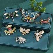 12-Piece Vintage-Style Animal Brooch Pin Set