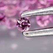 Rare heated only 2ct pink Sapphire set