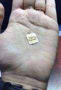 14K YELLOW GOLD PENDANT