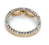 14kt Yellow gold diamond pendant