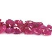 Rich 7.17ct reddish pink Ruby set from Madagascar