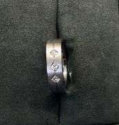 MEN’S 14K WHITE GOLD NATURAL DIAMOND WEDDING BAND