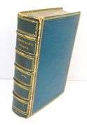 1911 Tennyson's Works Antique Leather Book w/Bookplate
