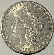 1884 O BU Raw Frosty White Morgan Dollar