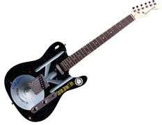 William Shatner Autographed Star Trek U.S.S. Enterprise Custom Graphics Guitar ACOA