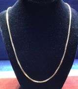 DELICATE 14K YELLOW GOLD CHAIN