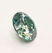 Sparkling 2.55 Ct Mint Green/Blue Brilliant Round Cut Fire Moissanite