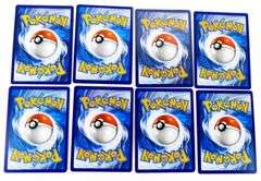 8 Pokémon Hologram Trade Cards