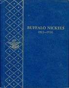 Album with 43 Different Buffalo Nickels: 1913 Type 1 to 1938-D