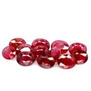 Rare heated only 12.52ct Ruby set from Madagascar