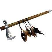 Native American Style Peace Pipe Tomahawk Axe