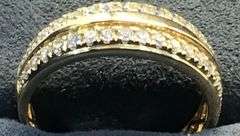 MEN’S 14K YELLOW GOLD NATURAL DIAMOND WEDDING BAND