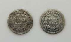 1841-O & 1857-O Half Dimes