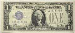 1928 B Uncirculated  $1 Funny Back Silver Certificate.