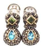 John Hardy Bati sari peridot earrings