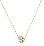 1.0 CTW Diamond Pendant Charm Necklace