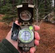 Multifunctional Military Sighting Navigation Compass with Inclinometer