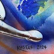 Beyond the Reverie of the Infinite - Rome by Kostabi