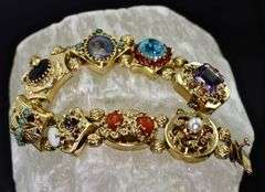 Exceptionally Nice 14K Estate Slide Bracelet