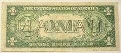 $1 1935A Hawaii Overprint Emergency Issue Silver Certificate