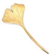 14kt Yellow gold feather style brooch