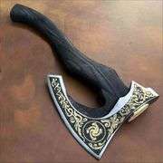 Hand-Forged Viking Bearded Axe