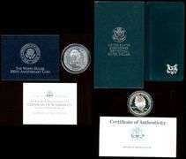 9 Different US Commemoratives in Box w/CoA