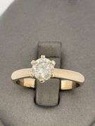 BRAND NEW 14K YELLOW GOLD DIAMOND ENGAGEMENT RING