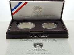 1989 Set Congress Bicentennial, 2 Coins PR