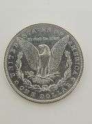 1884 Morgan Silver Dollar, Cleaned
