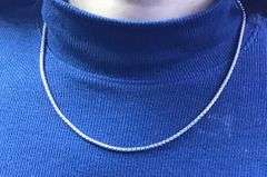 DELICATE 14K WHITE GOLD CHAIN