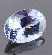 Awesome 1.02ct silvery blue violet Tanzanite -Unheated!