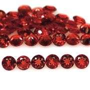 Superb 5.10ct diamond cut Padparadscha Garnet set
