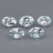 Gorgeous 3.42ct untreated platinum blue Aquamarine set