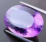 Halo flashing 49.82ct real unheated Bolivian Amethyst