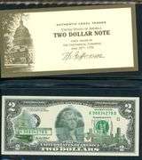 4 2003A Maryland $2 Notes in Folios