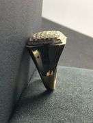 MEN’S 14K YELLOW GOLD NATURAL DIAMOND RING