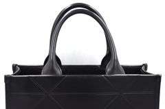 Prada Small Triangle-Embossed Shopper Tote Bag W/Strap