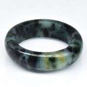 Wow! 20.61cts of black and green Burmese Jade!