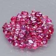 Collectors 4.95ct violet red Ruby set -Untreated!!!