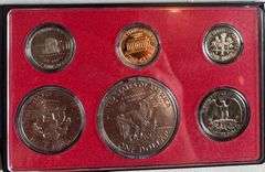 1974-1976 Black Box US Proof Sets
