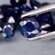 Collectors 4.08ct deep navy blue Australian Sapphire set!