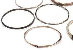 Group lot of vintage 925 sterling silver bangles